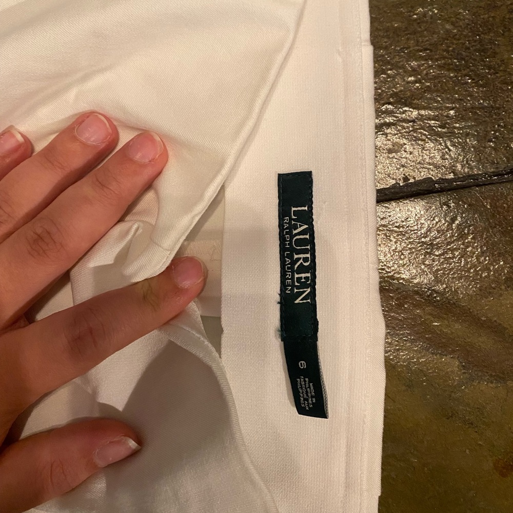 White Ralph Lauren dress pants